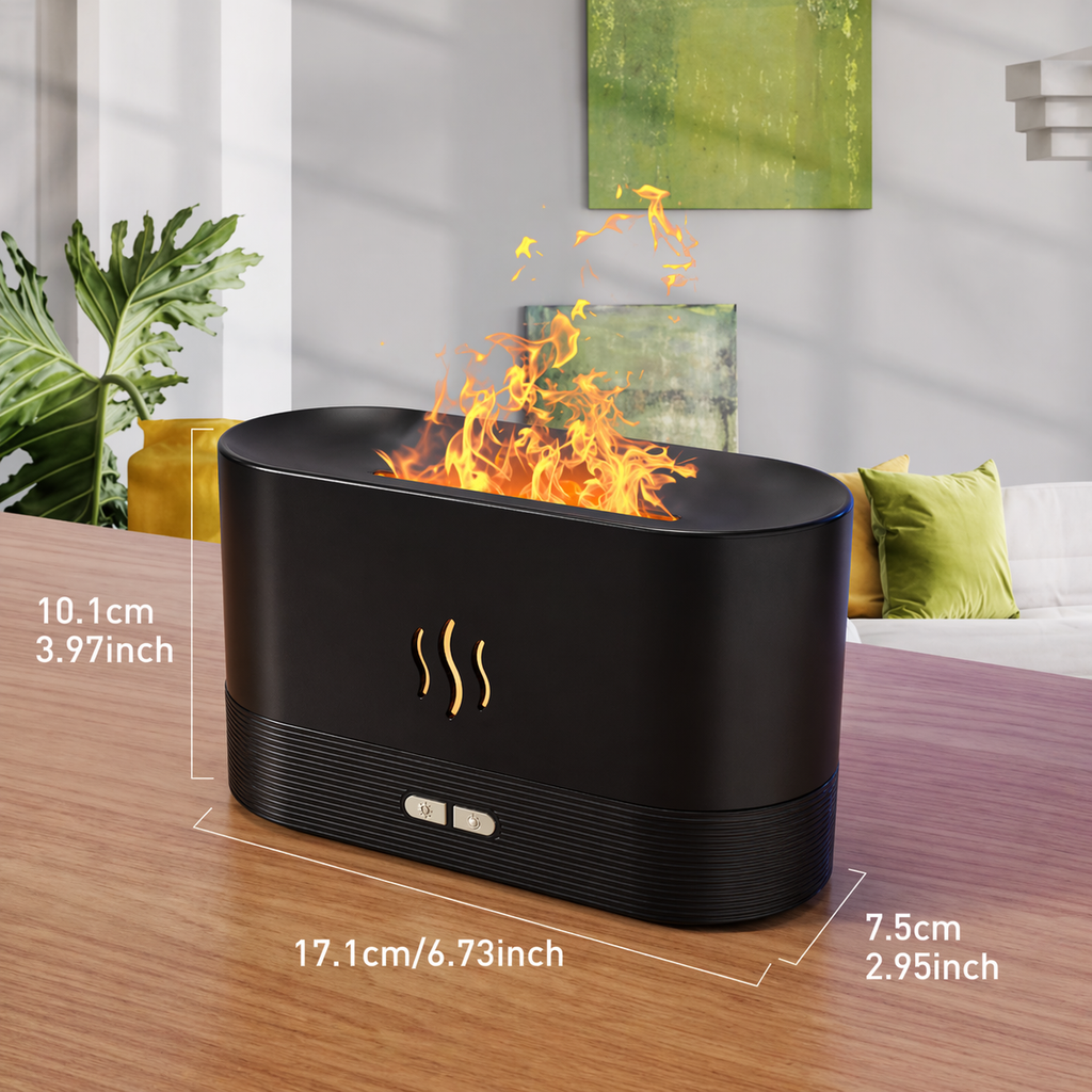 Humidificador con efecto llama
