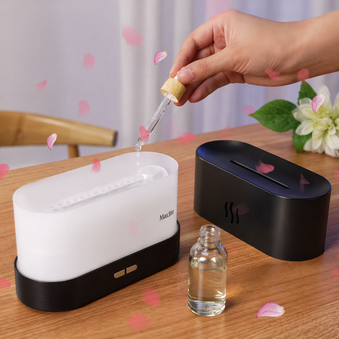 Humidificador con efecto llama